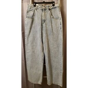 WESC Jay Wide Leg Jeans Unisex 5 Pocket‎ Light Wash 34x32